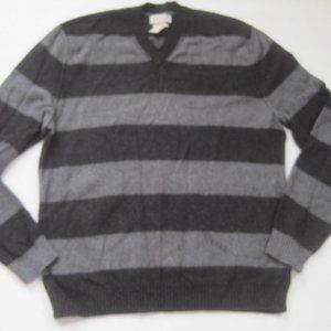 BANANA REPUBLIC Sweater L Large Mens V Neck Luxury